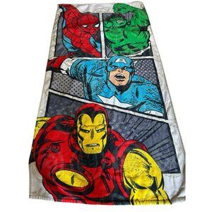 Jay Franco & Sons x Marvel Heros 27x52” Captain America Ironman Spiderman Hulk